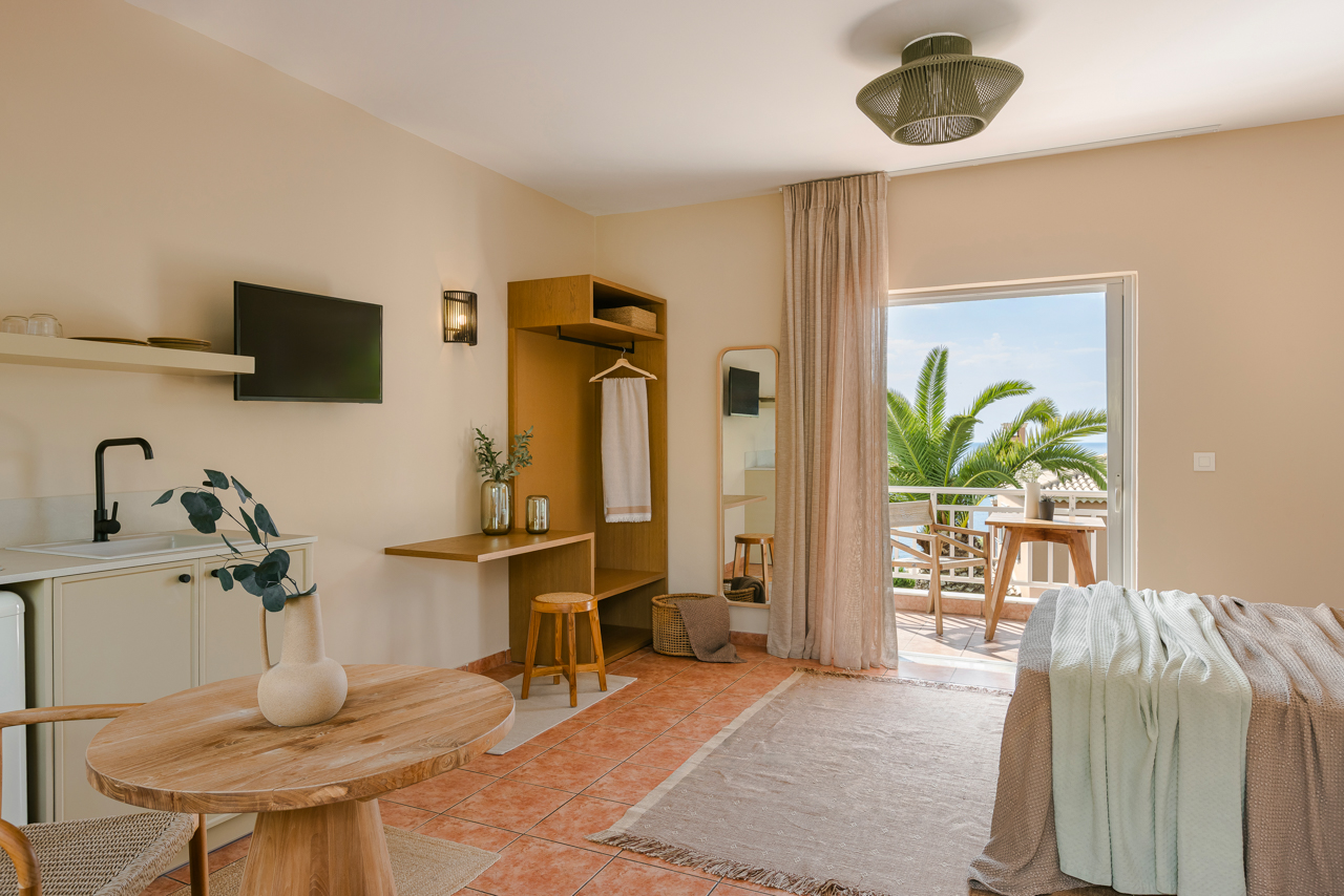 Villa Rosa Apartments Kefalonia - Deluxe Studio Sea View