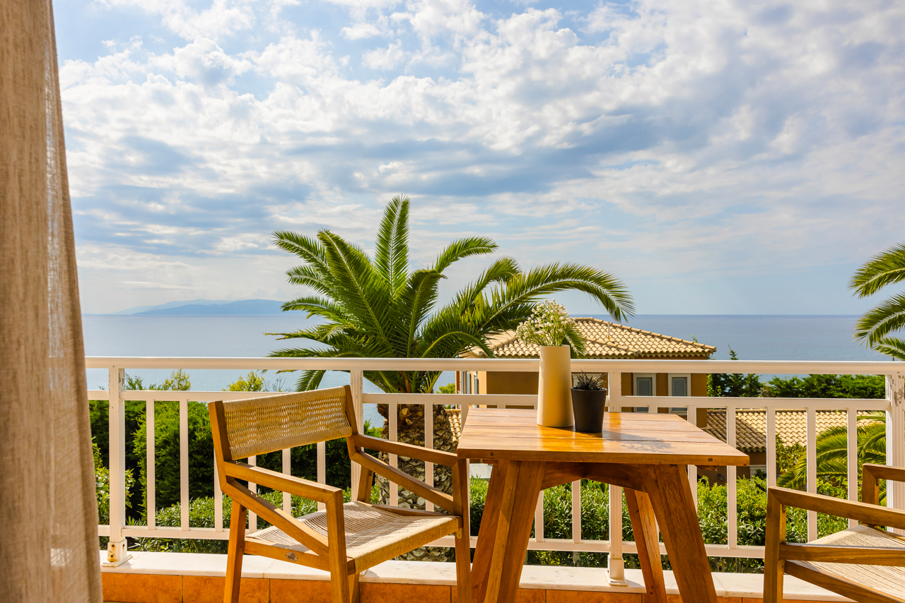 Villa Rosa Apartments Kefalonia - Deluxe Studio Sea View