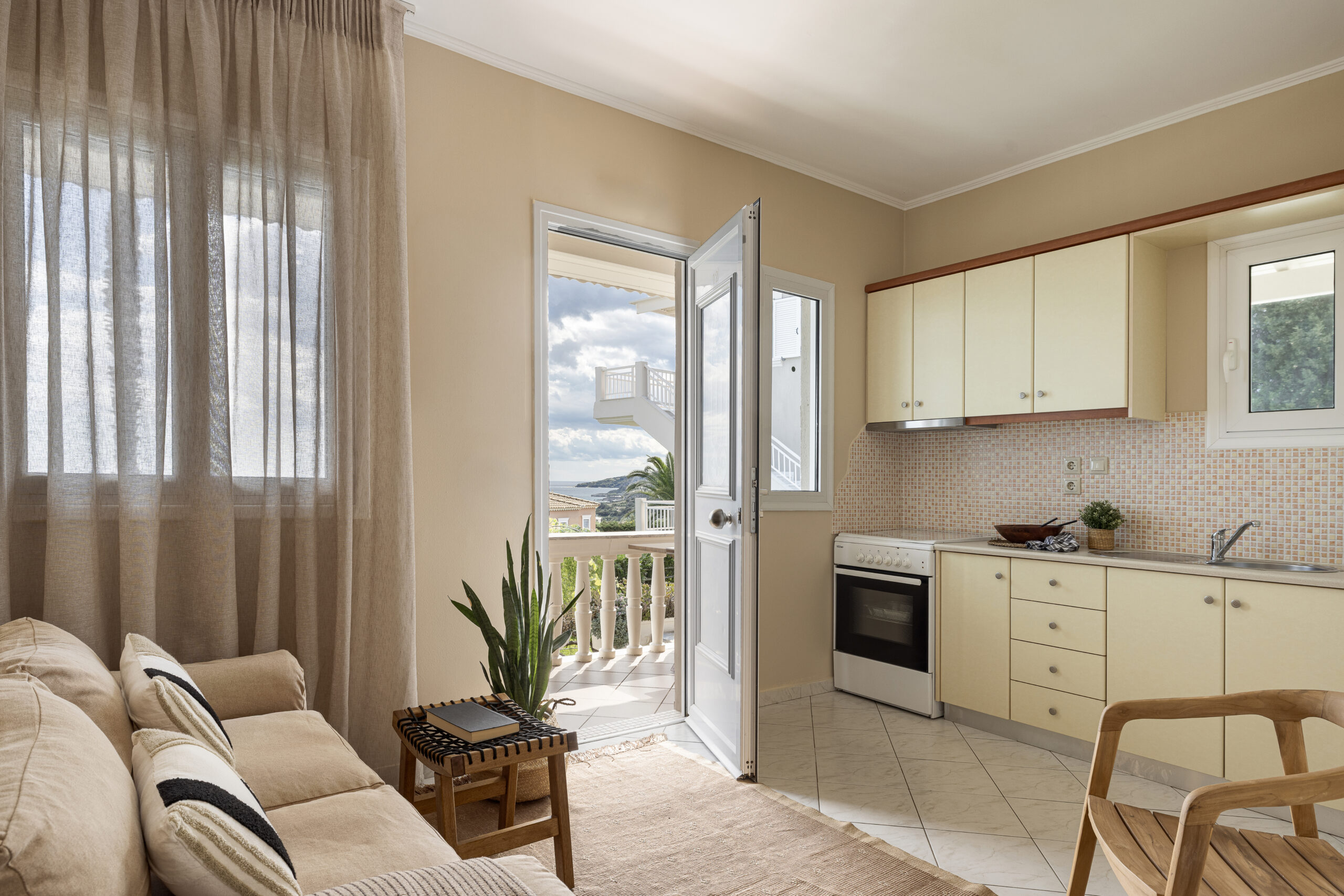 Villa Rosa Apartments Kefalonia - Family Two Bedroom Apartment Sea View